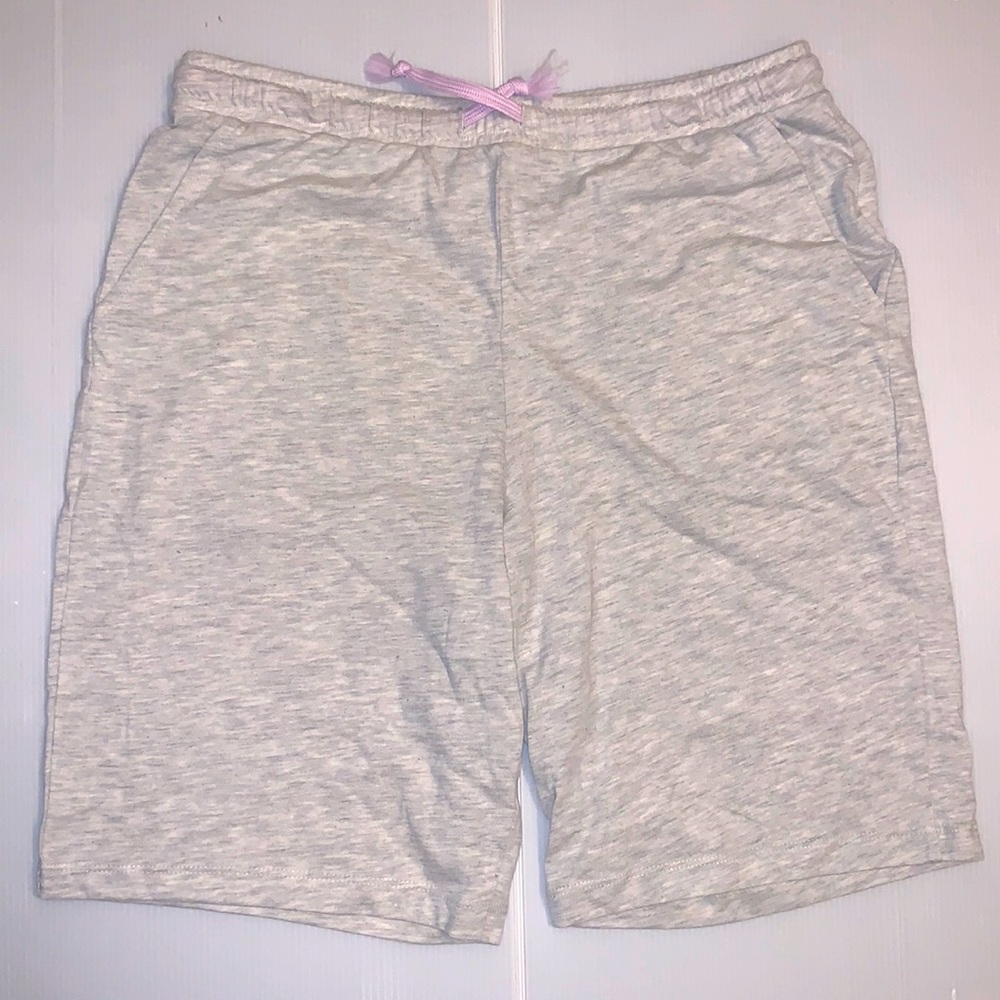 ASOS heather grey draw string shorts